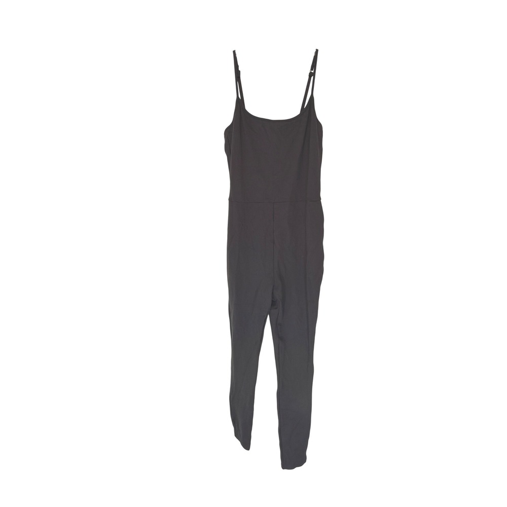 Abercrombie & Fitch Ponte Unitard Jumpsuit Women's Black Stretch Medium Tall